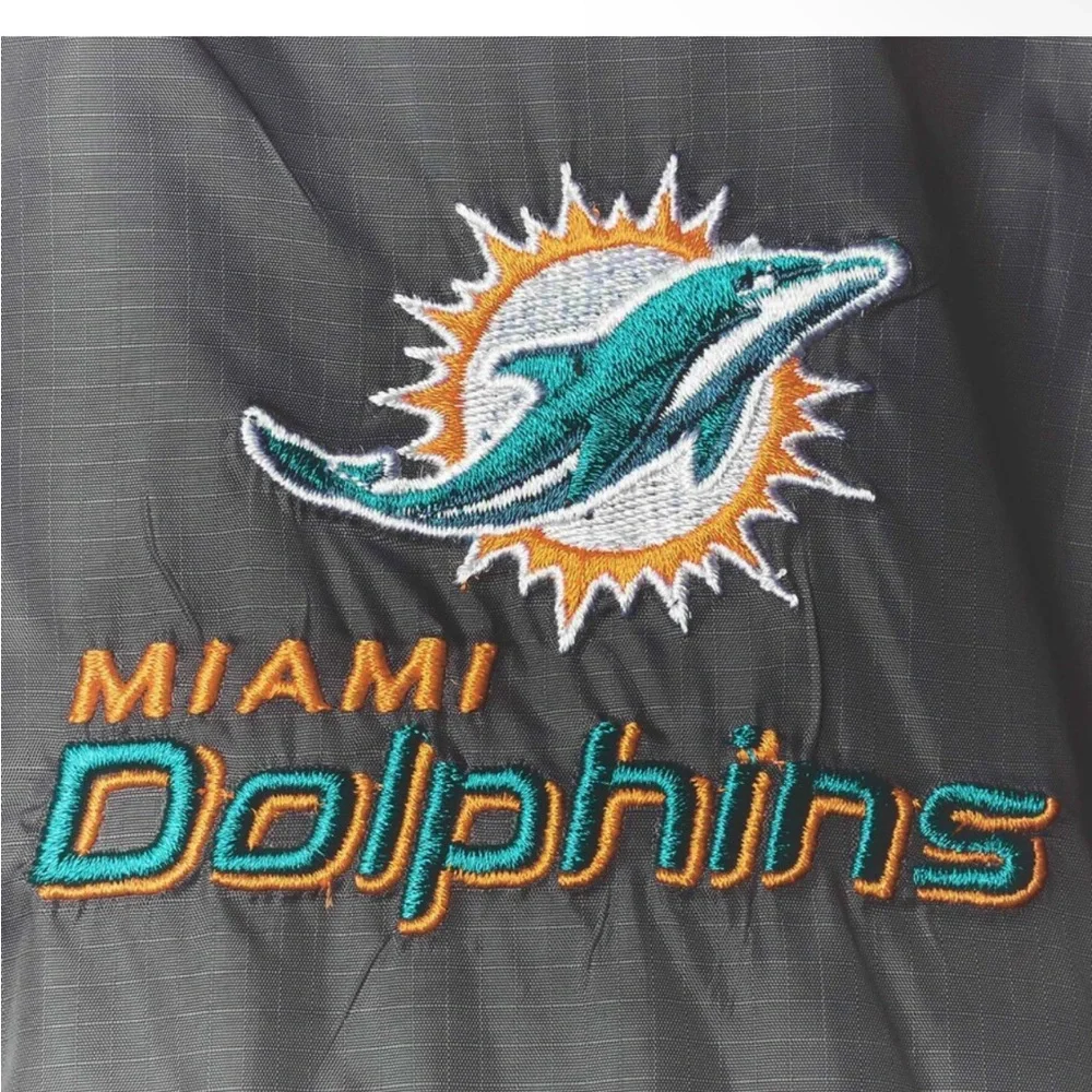Dunbrooke Miami Dolphins Circle Sportsman Waterproof Packable Jacket
